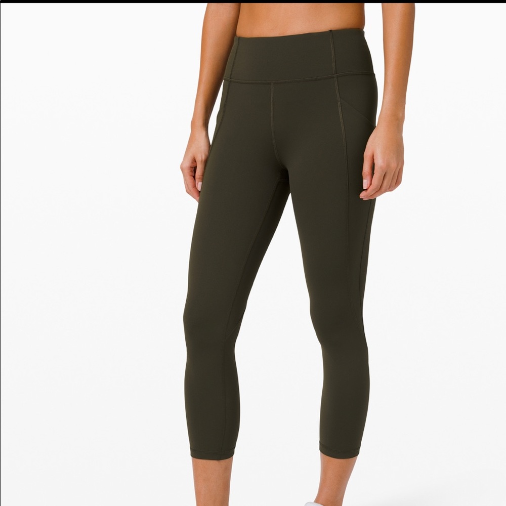 NWT Lululemon time to sweat olive green 4